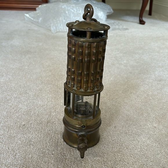 Antique Wolf Safety Miner’s Lamp